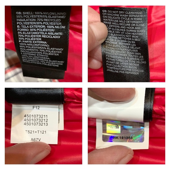 *HP* NWT North Face Barberry Pink Primaloft Vest, Sz XL - Picture 9 of 14